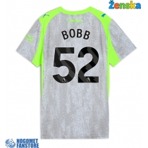 Manchester City Oscar Bobb #52 Rezervni Dres za Ženska 2025-26 Kratak Rukav